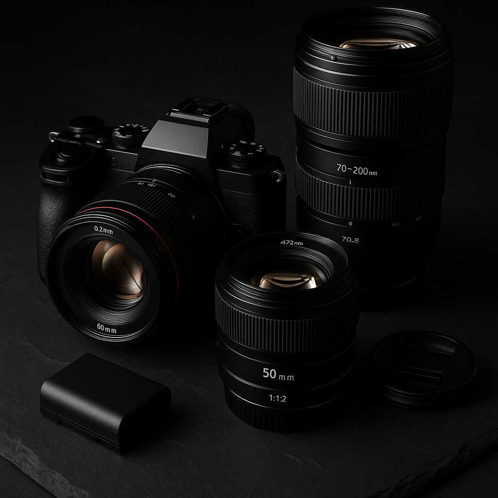 LuminaPro professional camera and lenses