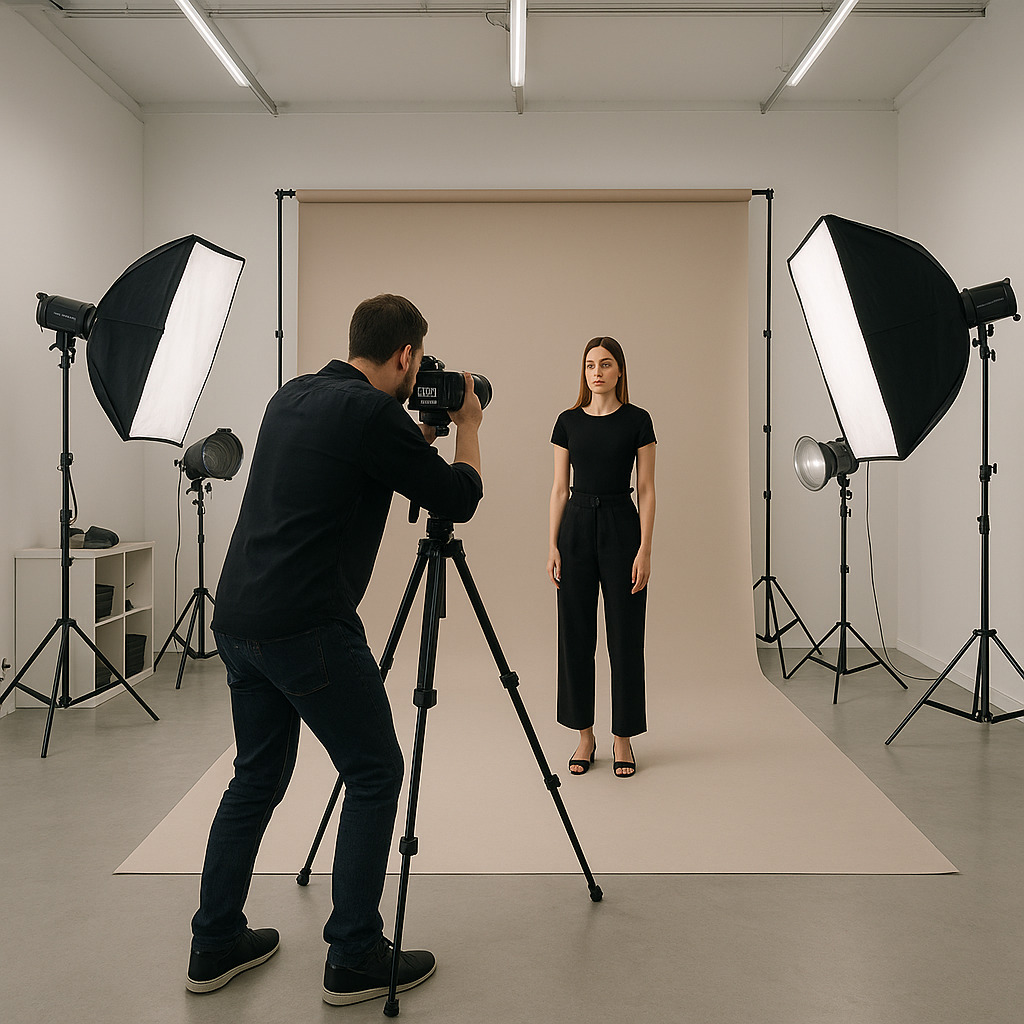 LuminaPro professional camera in studio setup